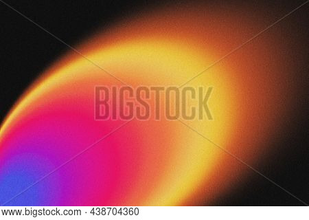 Gradient background with sunset projector lamp