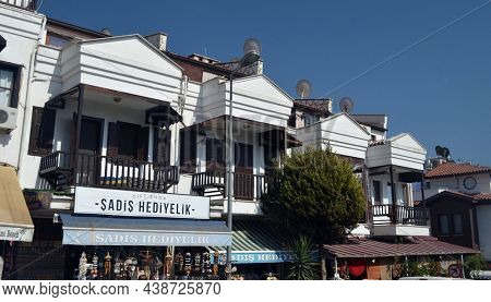 Akyaka - slow city in Turkey.August 1,2021. Mugla,Turkey