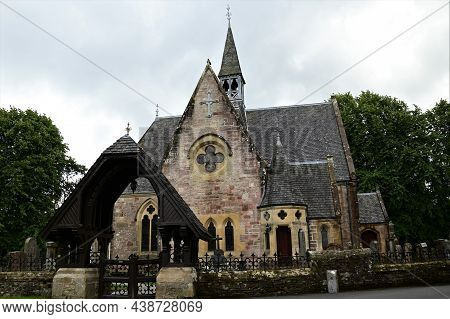 An External View Of The Church Building In The Village Of Luss On The Shore Of Loch Lomond