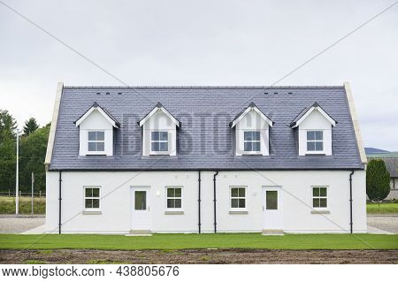 Luxury New House Being Built In Rural Countryside