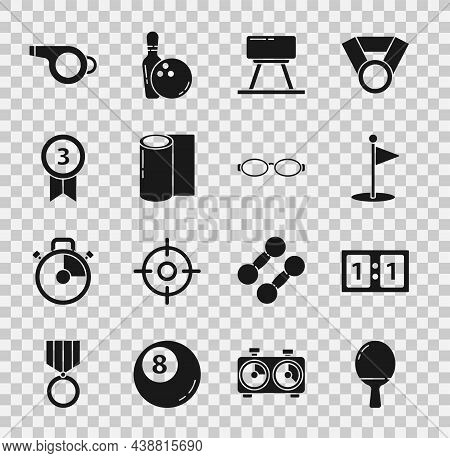 Set Racket For Playing Table Tennis, Sport Mechanical Scoreboard, Golf Flag, Pommel Horse, Fitness M