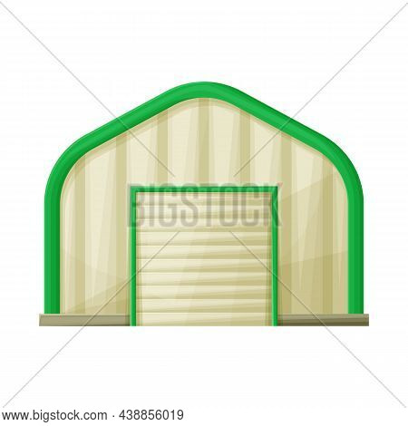 Isolated Object Of Hangar And Canopy Sign. Web Element Of Hangar And Warehouse Stock Vector Illustra