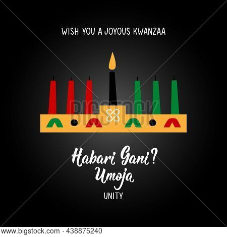 Questions In Swahili: How Are You. Traditional Greetings During Kwanzaa. Umoja Means Unity. Congratu