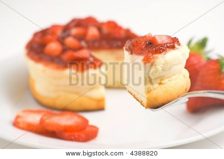 Sernik z truskawek i Blackberry Jam