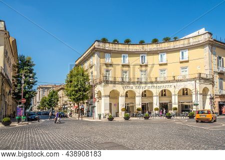 Caserta,italy - September 7,2021 - In The Streets Of Caserta. Caserta Is The Capital Of The Province