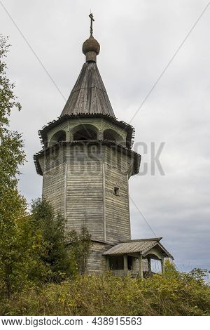 Vegoruksa Church Of St. Nicholas The Wonderworker . Karelia. Abandoned Place. Village Vegoruksa, Rep