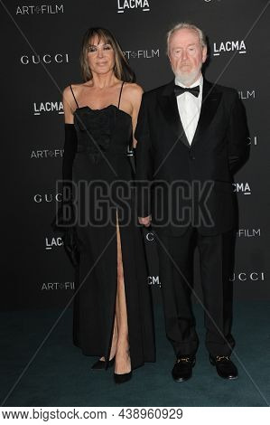 Giannina Facio and Ridley Scott at the 10th Annual LACMA ART+FILM GALA Presented By Gucci held at the LACMA in Los Angeles, USA on November 6, 2021.