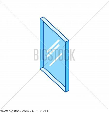 Illustration Of Single Glass. Section For Double Glazed Window.