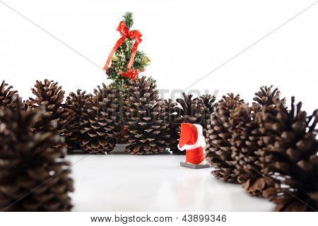 Foto des Weihnachtsbaum hier gehe ich!