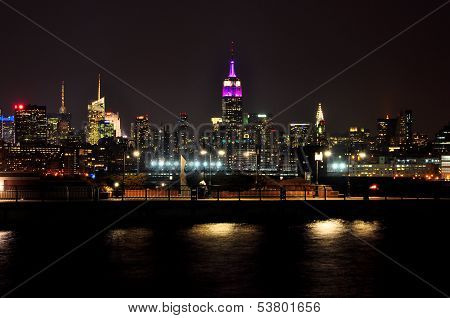 New York City at night
