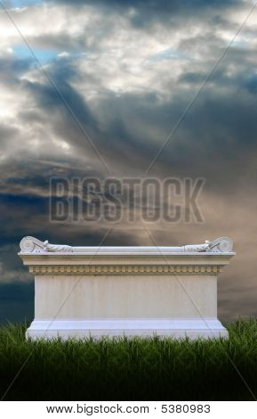 Cemetery Bench