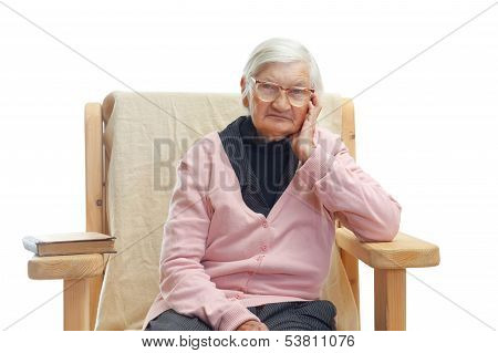 Lonely Elderly Woman