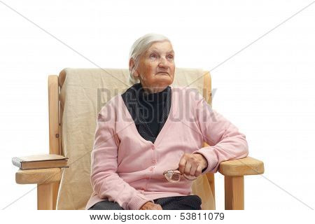 Lonely Elderly Woman
