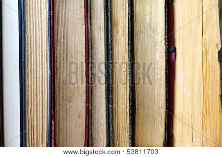 Row Of Vintage Hardcover Books
