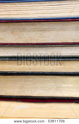 Row Of Vintage Hardcover Books