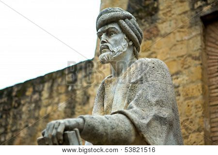Statue Of Averroes In Cordoba