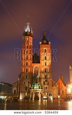 Alten Basilika In Krakau - Polen