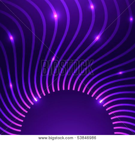 Vector abstract background with curves