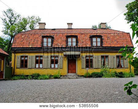 Swedish Red And Yellow Cabin