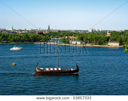 Drakkar On The Baltic Sea