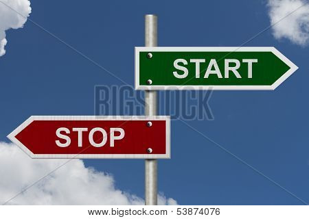 Stop Versus Start