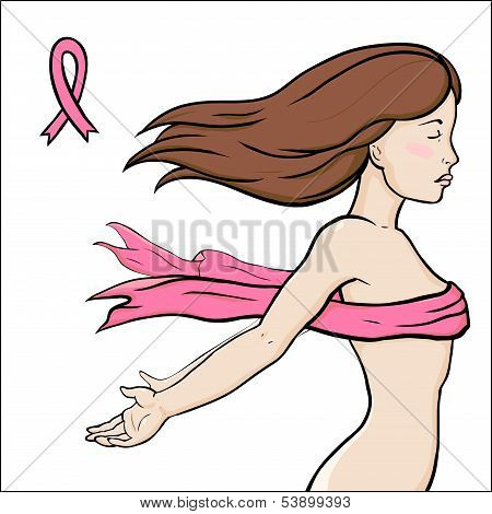 Concept image of health, breast cancer awareness