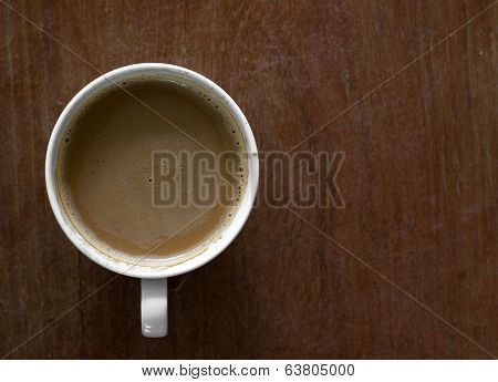 Cup Of Coffee On The Table