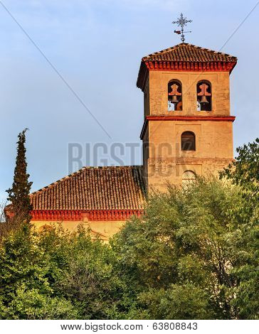 Church Iglesia Durante La Eucarista Carrera Del Darro Albaicin Granada Andalusia Spain