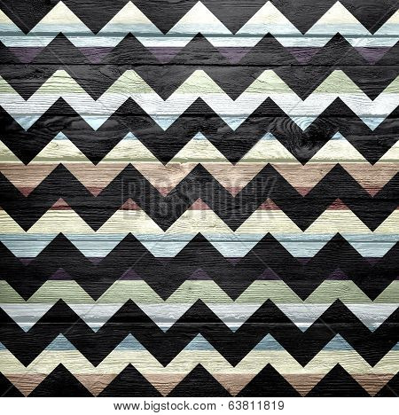 Vintage chevron pattern