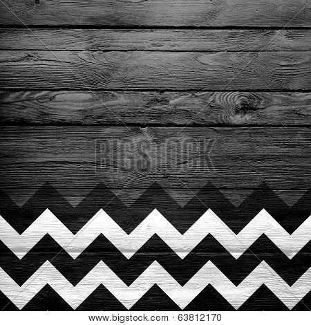 chevron pattern on wood