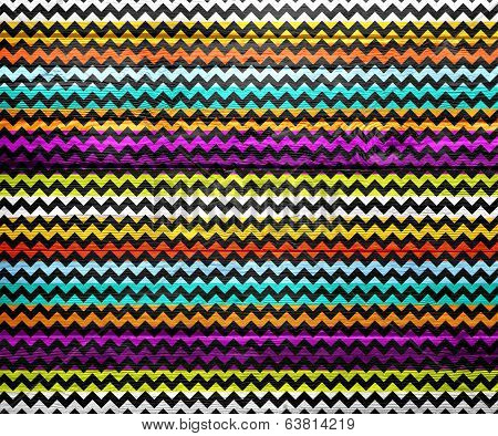 Colorful chevron pattern