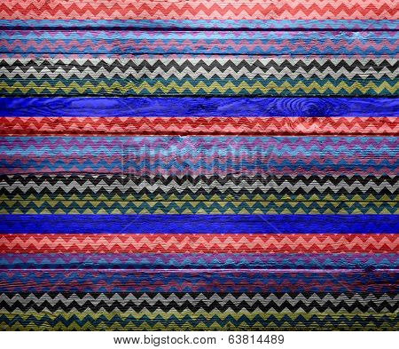 Colorful chevron pattern