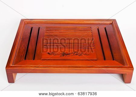 Traditional Chinese Large Wooden Tea Tray Teaberries