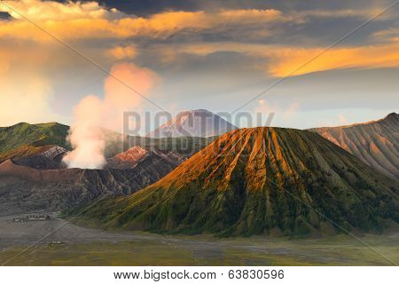 Mt.bromo And Sumeru,java,indonesia