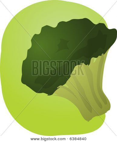 Ilustração de brócolis