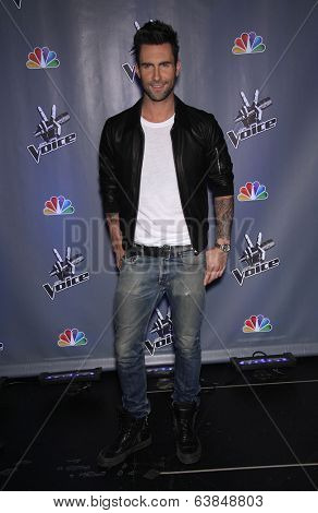 LOS ANGELES - OCT 28:  ADAM LEVINE arrives to the 