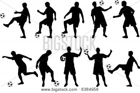 Futbol siluetleri