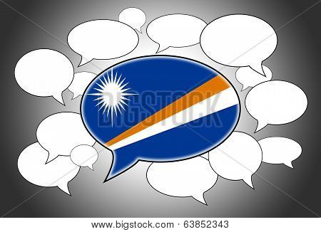 Communication Concept - Speech Cloud