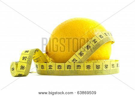 Fresh Lemon With Tape