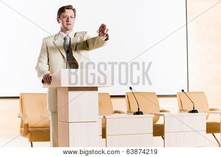 male speaker