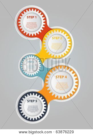Infographic business template vector illustration