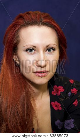 Pretty woman headshot
