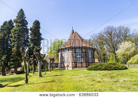 Famous Old Church In Osterheide