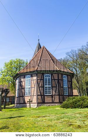 Famous Old Church In Osterheide