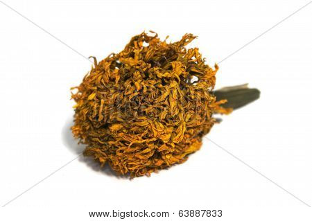 Withered marigold