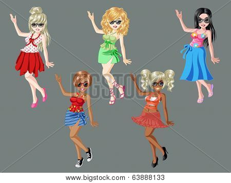 Girl Summer Fashion Dress Up