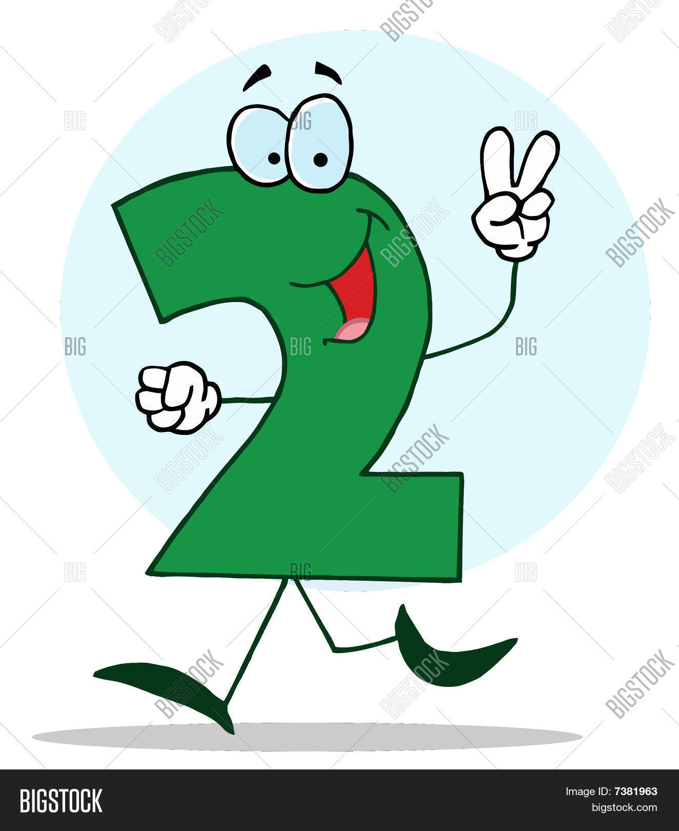 Funny Cartoon Numbers- Image & Photo (Free Trial) | Bigstock