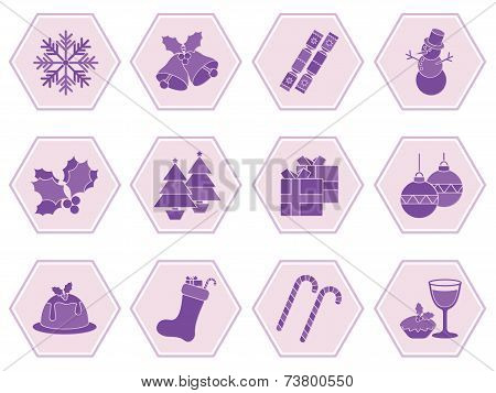 Collection of christmas icons