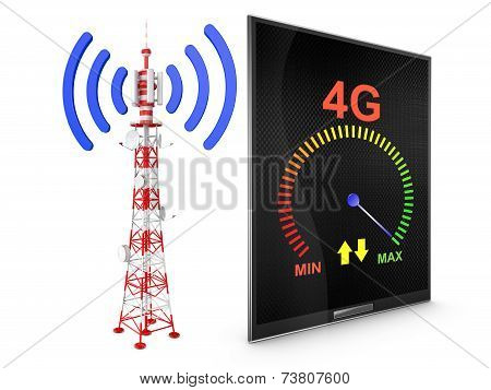 Tower And Modern Tablet