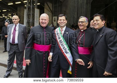Grand Marshal Frank Bisignano & bishops